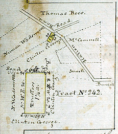 Detail from Deed of Plan
